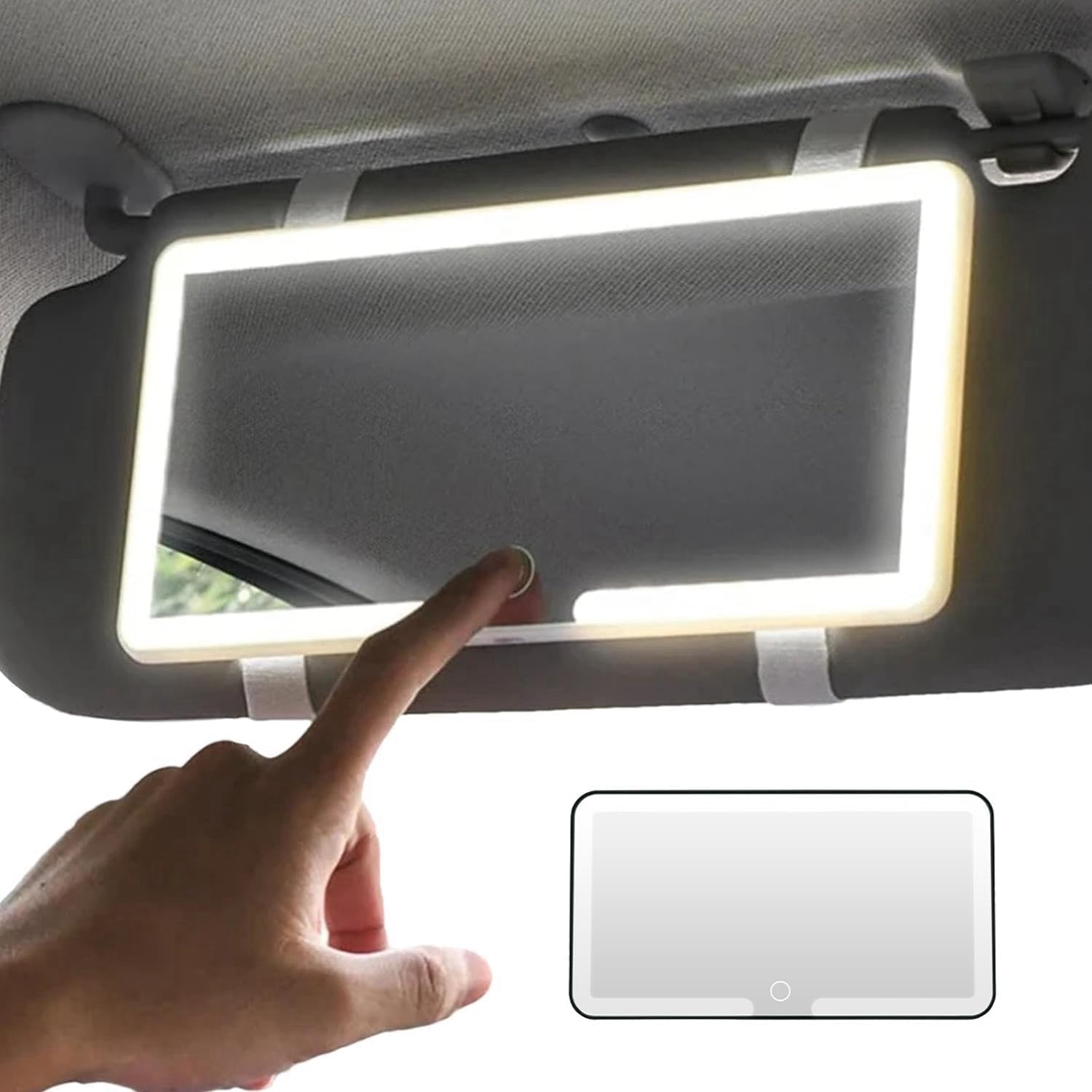 Espejo LED Premium para Visera - El Detalle que Ella Merece ✨🚗