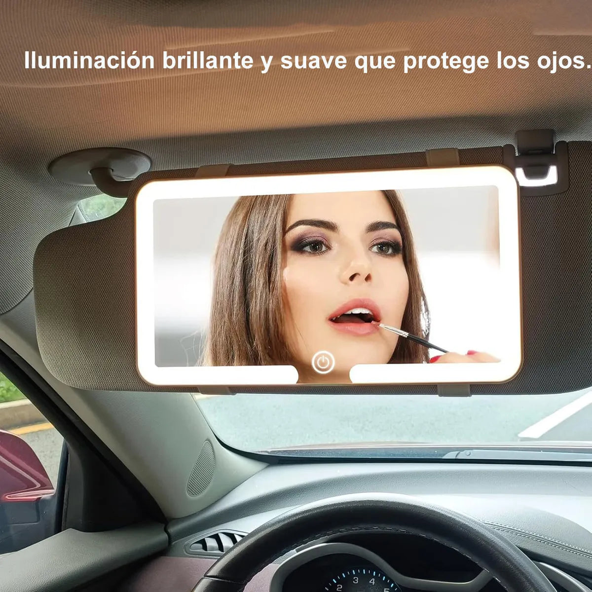 Espejo LED Premium para Visera - El Detalle que Ella Merece ✨🚗